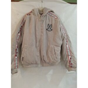 Looney Tunes Bugs Bunny Lola Bunny Corduroy Zip Up Hoodie Jacket Womens Large